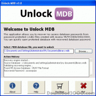 Break MDB Password screenshot